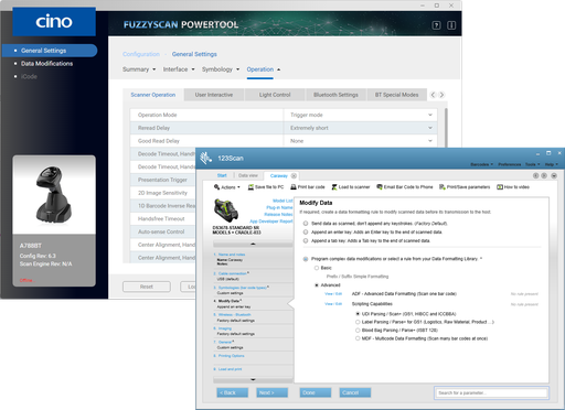 Viivakoodinlukijan esiasennus