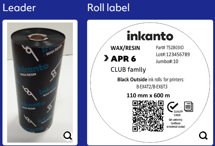 Armor Wax/Resin (110 mm x 600 m) FLAT HEAD